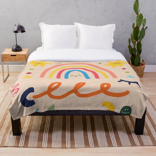 Item preview, The Rainbow with her friends - Abstract Shapes designed and sold by Nancy Studio.