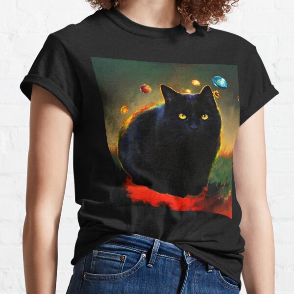 black cat Classic T-Shirt