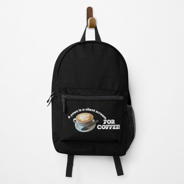 Item preview, A yawn is a silent scream for coffee designed and sold by UncleStuScience.