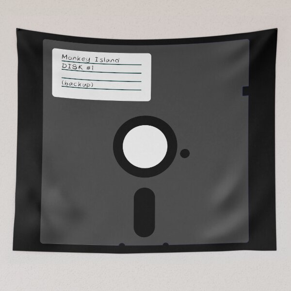 Artikelvorschau, Diskette - Monkey Island Diskette 8 "Old School entworfen und verkauft von NewArtwork.