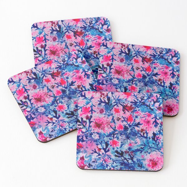 Item preview, Blue Leaves and Pink Daisies designed and sold by Julie-Phillips.