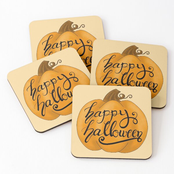 Item preview, Happy Halloween Fall Script Pumpkin designed and sold by Lady-Lilac.