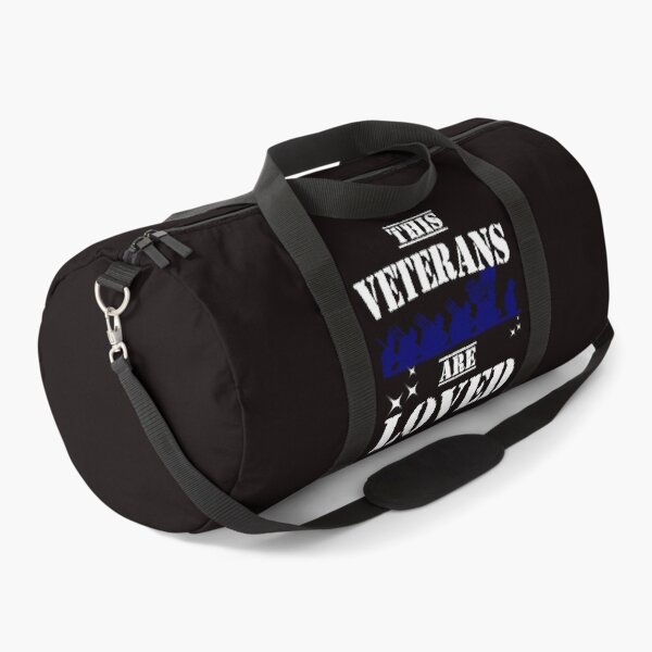 Item preview, This Veterans Are Loved - Cool Blue Marching Soldiers Image and Text Graphics designed and sold by leo121687.