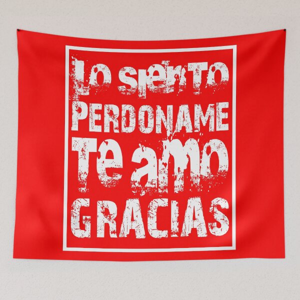 Item preview, Lo Siento Perdoname, Te Amo, Gracias designed and sold by StepupDesign.