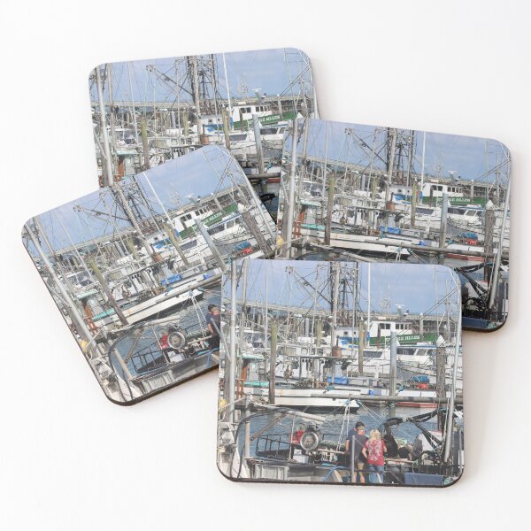 Item preview, 52.  Westport Harbor And Marina With Fishing Boats. designed and sold by Tom Janca.