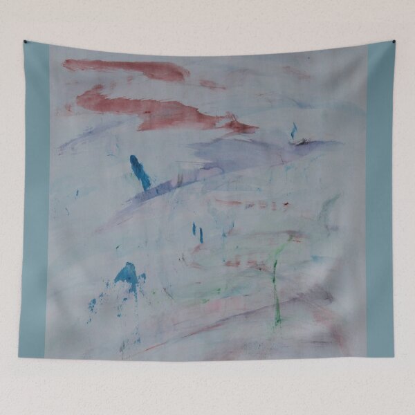 Item preview, Reflection Abstract Watercolour Gouache Painting designed and sold by Fenbi-Presents.
