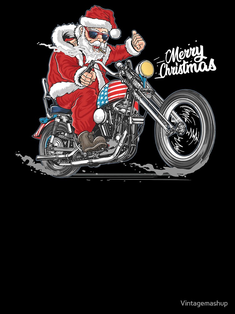 biker christmas shirt
