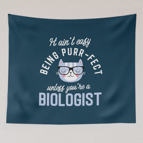 Item preview, Biologist Cat Lover Gifts - It ain't easy being Purr Fect designed and sold by betternotes.
