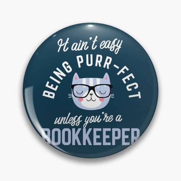 Item preview, Bookkeeper Cat Lover Gifts - It ain't easy being Purr Fect designed and sold by betternotes.