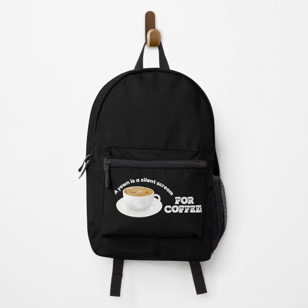 Item preview, A yawn is a silent scream for coffee designed and sold by UncleStuScience.