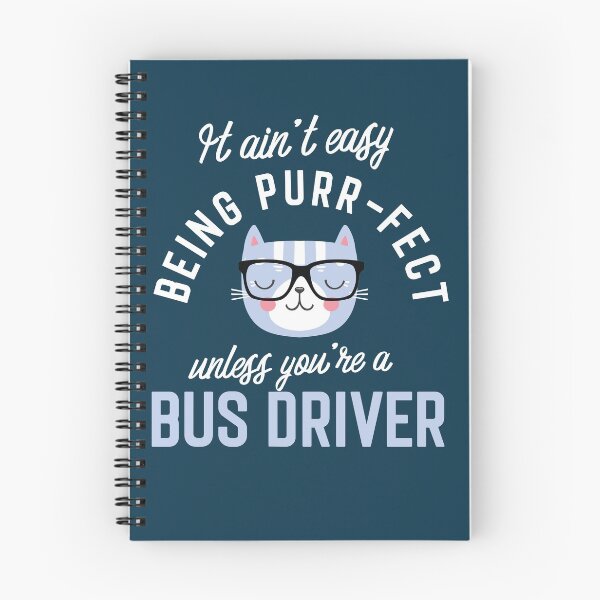 Item preview, Bus Driver Cat Lover Gifts - It ain't easy being Purr Fect designed and sold by betternotes.