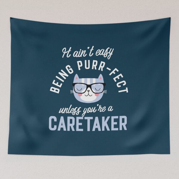 Item preview, Caretaker Cat Lover Gifts - It ain't easy being Purr Fect designed and sold by betternotes.