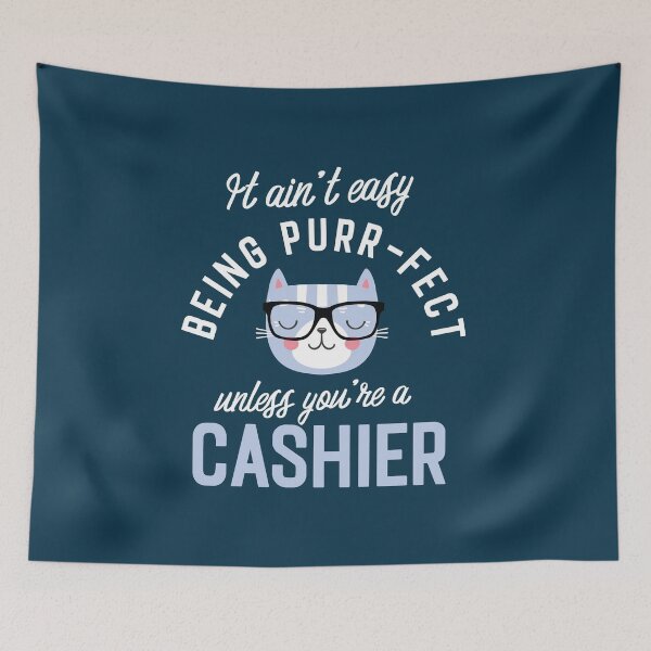 Item preview, Cashier Cat Lover Gifts - It ain't easy being Purr Fect designed and sold by betternotes.