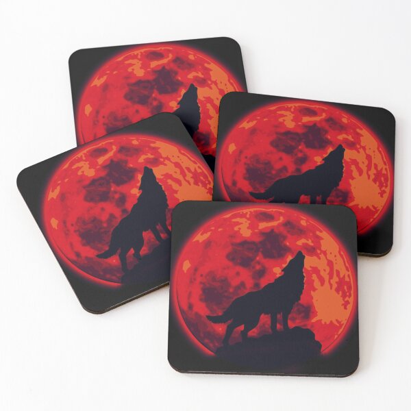 Item preview, Wolf in Red Moon - Lone Wolf  designed and sold by Twaingrant.