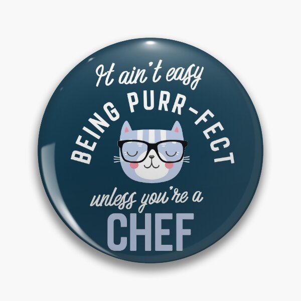 Item preview, Chef Cat Lover Gifts - It ain't easy being Purr Fect designed and sold by betternotes.