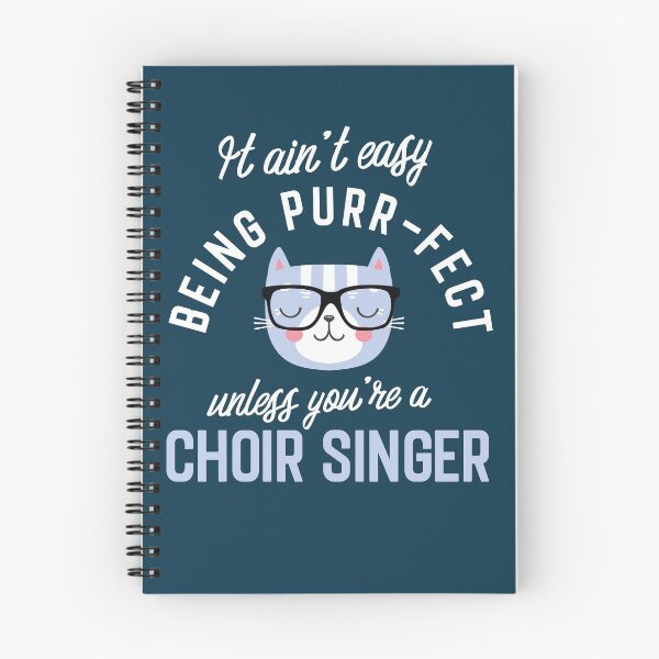 Item preview, Choir Singer Cat Lover Gifts - It ain't easy being Purr Fect designed and sold by betternotes.
