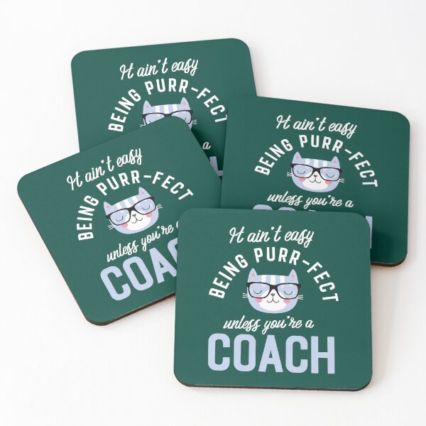 Item preview, Coach Cat Lover Gifts - It ain't easy being Purr Fect designed and sold by betternotes.