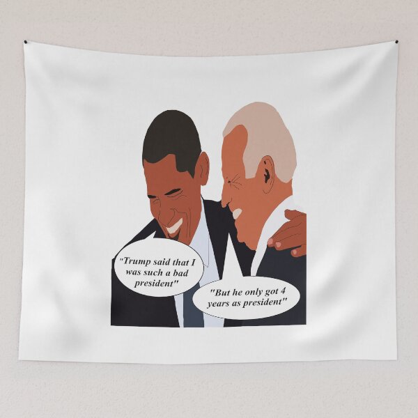 Item preview, Obama and Biden laughing at former President Trump designed and sold by Quotes-I-Wear.
