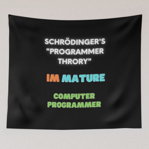 Item preview, ImMature Computer Programmer designed and sold by Bubble-Orange.