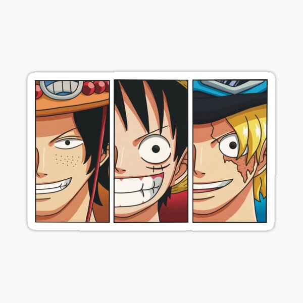 ASCE Brothers. Ace, Luffy and Sabo  Sticker