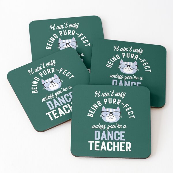 Item preview, Dance Teacher Cat Lover Gifts - It ain't easy being Purr Fect designed and sold by betternotes.