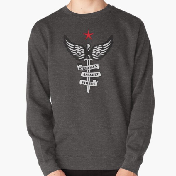 SRDL Screaming Assault Sirens Pullover Sweatshirt