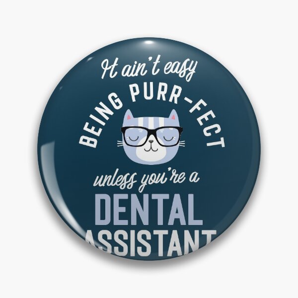 Item preview, Dental Assistant Cat Lover Gifts - It ain't easy being Purr Fect designed and sold by betternotes.