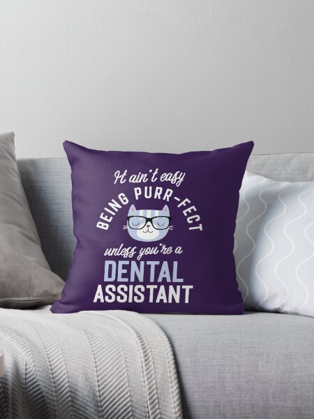 Item preview, Dental Assistant Cat Lover Gifts - It ain't easy being Purr Fect designed and sold by betternotes.