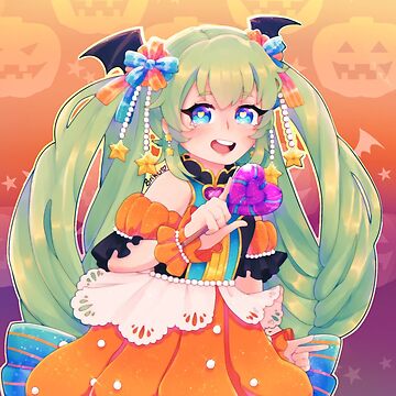 Sweet pumpkin Miku! | Sticker