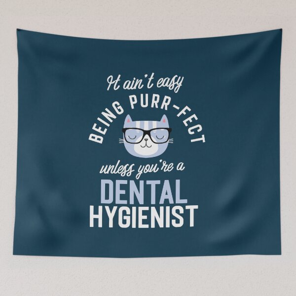 Item preview, Dental Hygienist Cat Lover Gifts - It ain't easy being Purr Fect designed and sold by betternotes.