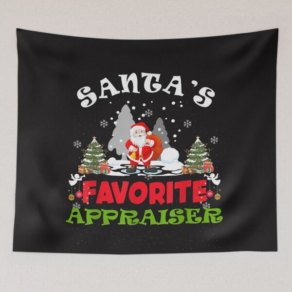 Item preview, Santas Favorite Appraiser Funny Christmas  designed and sold by GeniusDesignArt.