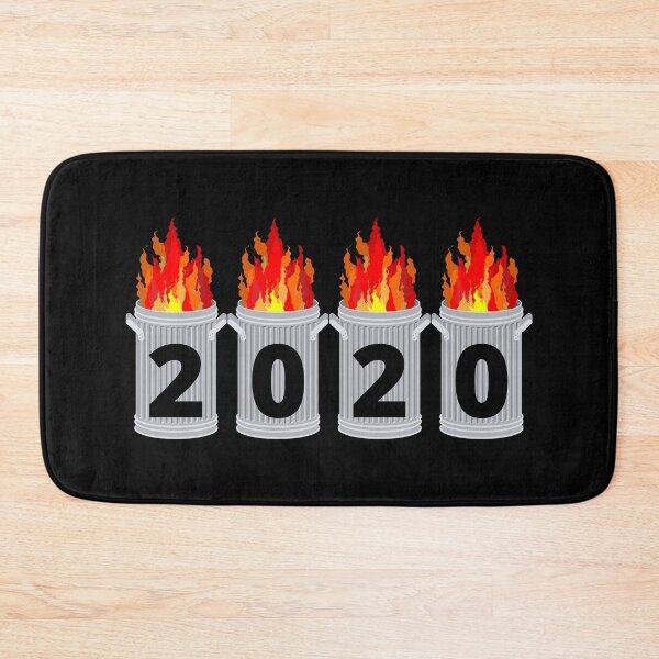 Item preview, 2020 Dumpster Fire. Hilarious 2020 Meme. Black Background.  designed and sold by mind-illusions.