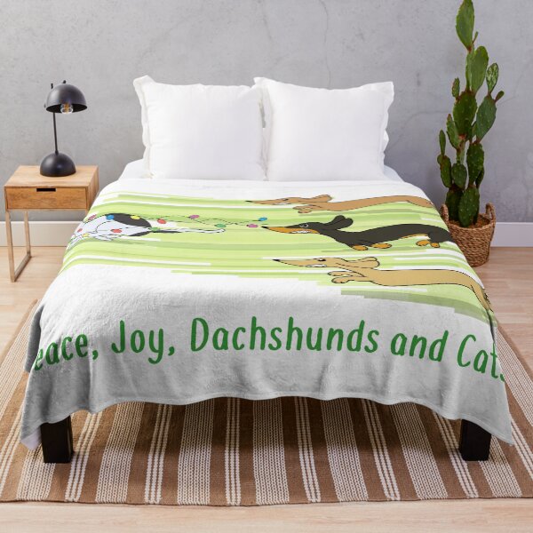 Item preview, Dachshunds after christmas cat designed and sold by Jaime Brash.