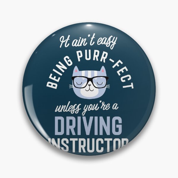 Item preview, Driving Instructor Cat Lover Gifts - It ain't easy being Purr Fect designed and sold by betternotes.