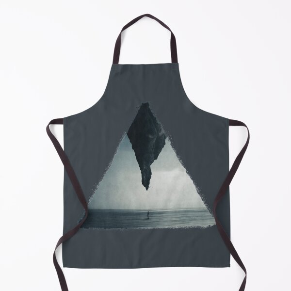 Item preview, What if - Man standing under a giant rock designed and sold by Dyrk Wyst Redbubble Shop.