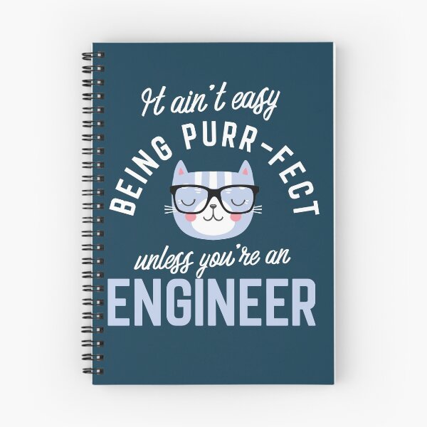 Item preview, Engineer Cat Lover Gifts - It ain't easy being Purr Fect designed and sold by betternotes.