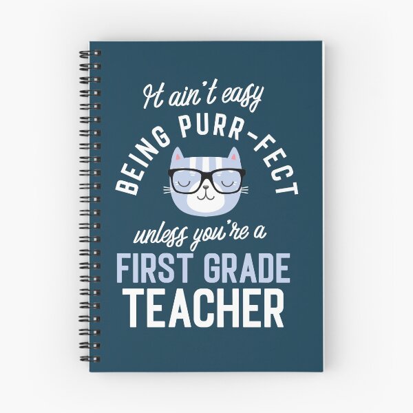 Item preview, First Grade Teacher Cat Lover Gifts - It ain't easy being Purr Fect designed and sold by betternotes.