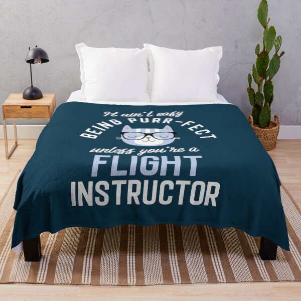 Item preview, Flight Instructor Cat Lover Gifts - It ain't easy being Purr Fect designed and sold by betternotes.