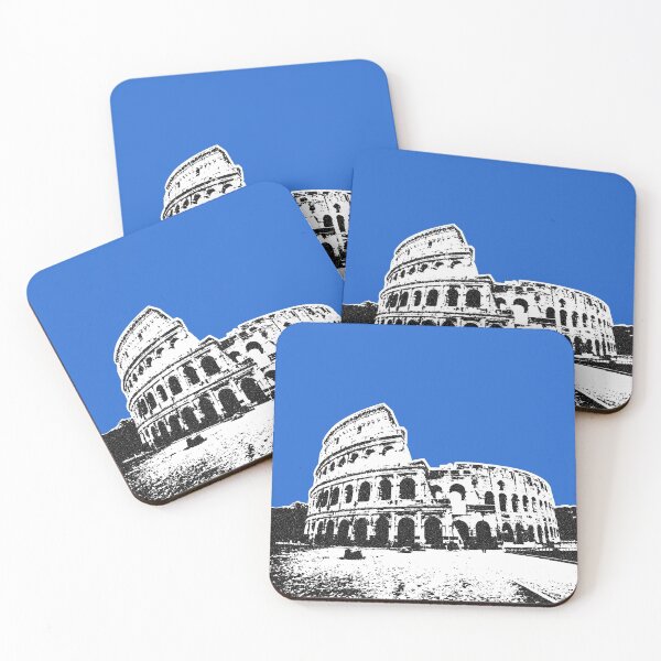 Item preview, ITALIA ROMA Coliseo Poster Art designed and sold by ZserbDesign.