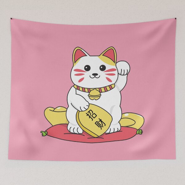 Item preview, Kawaii Maneki Neko designed and sold by YueHeng Creates ⭐⭐⭐⭐⭐.