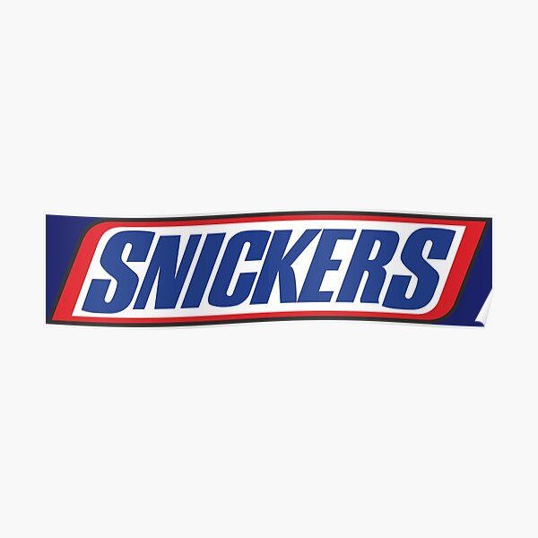 Snickers Posters Redbubble