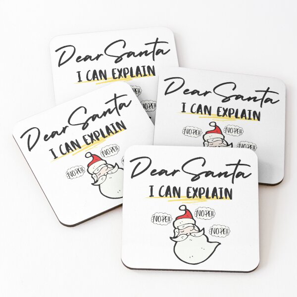 Item preview, Dear Santa I Can Explain designed and sold by Cansecos-shop.
