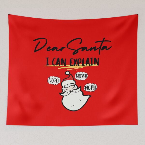 Item preview, Dear Santa I Can Explain designed and sold by Cansecos-shop.