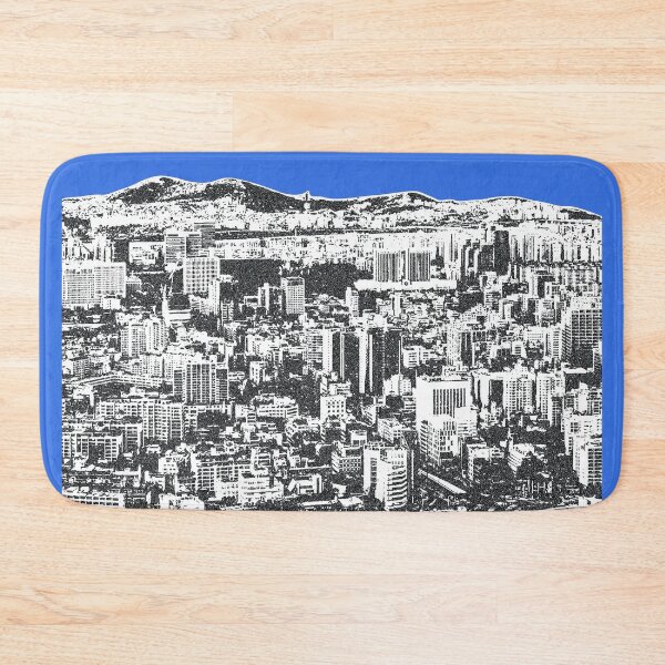Item preview, KOREA SEOUL Poster Art Print designed and sold by ZserbDesign.