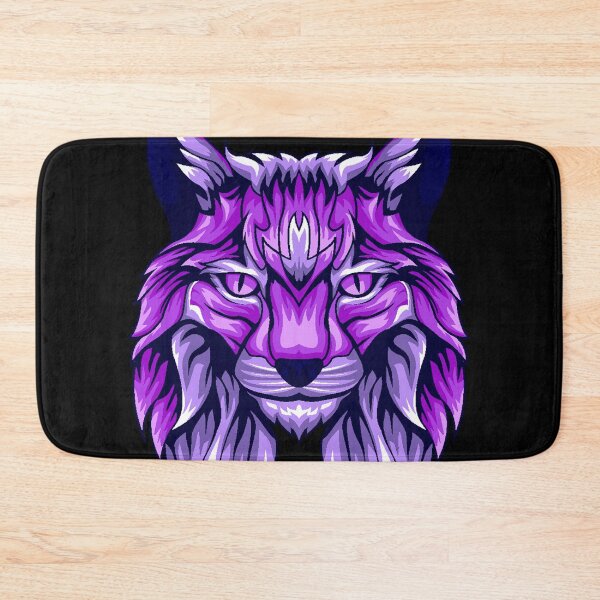 Item preview, Purple Maine Coon Cat Portrait designed and sold by Astralia.