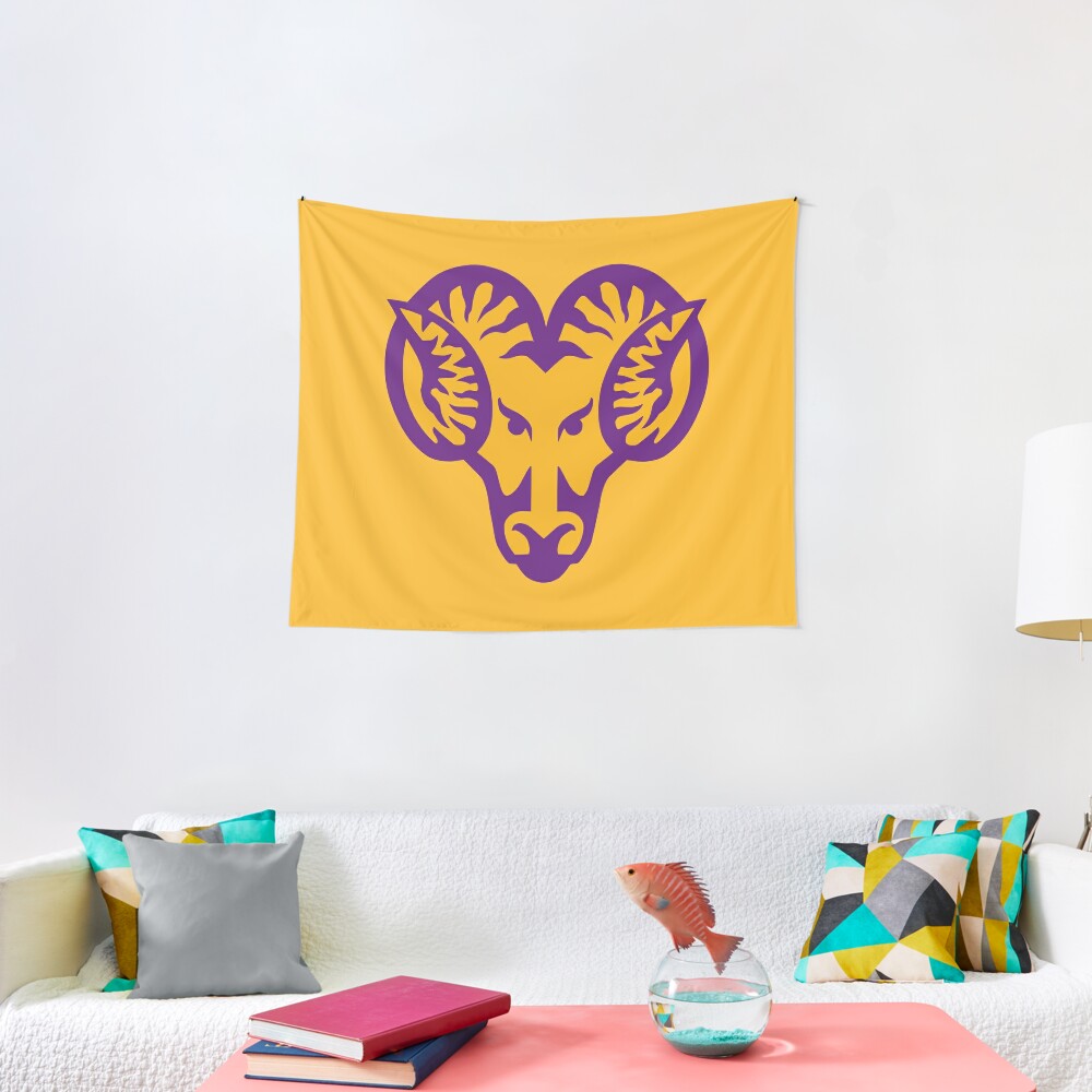 "The West Chester Golden Rams" Tapestry by meltyruby  Redbubble