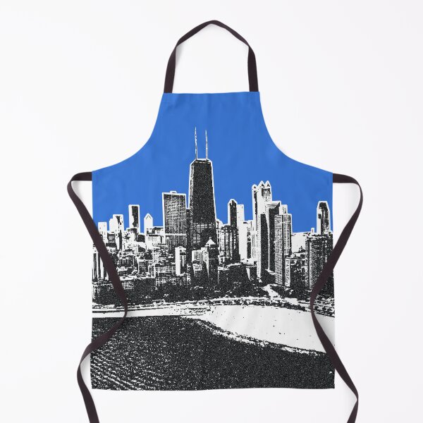 Item preview, USA Chicago Skyline Poster Art Print designed and sold by ZserbDesign.