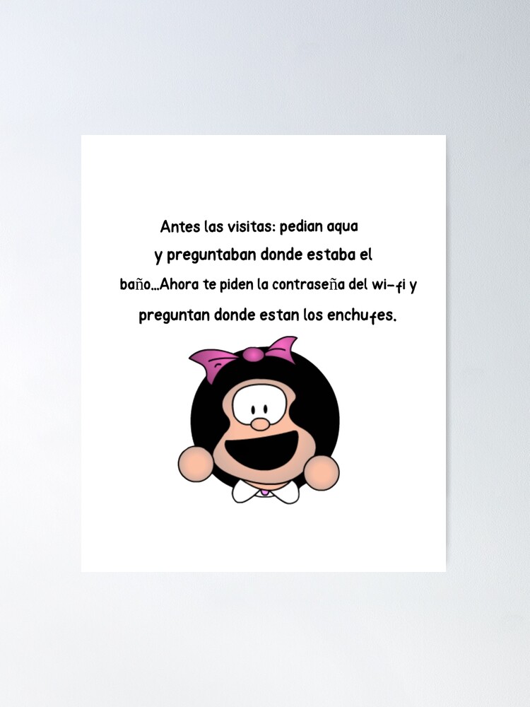 Mafalda Quino Comics Poster for Sale by Elena Bee