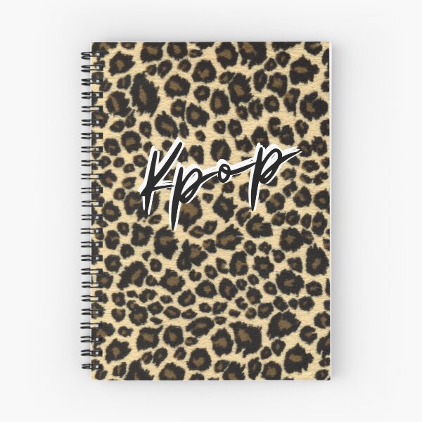Item preview, Kpop leopard print trendy script  designed and sold by Kpop Seoul Shop.