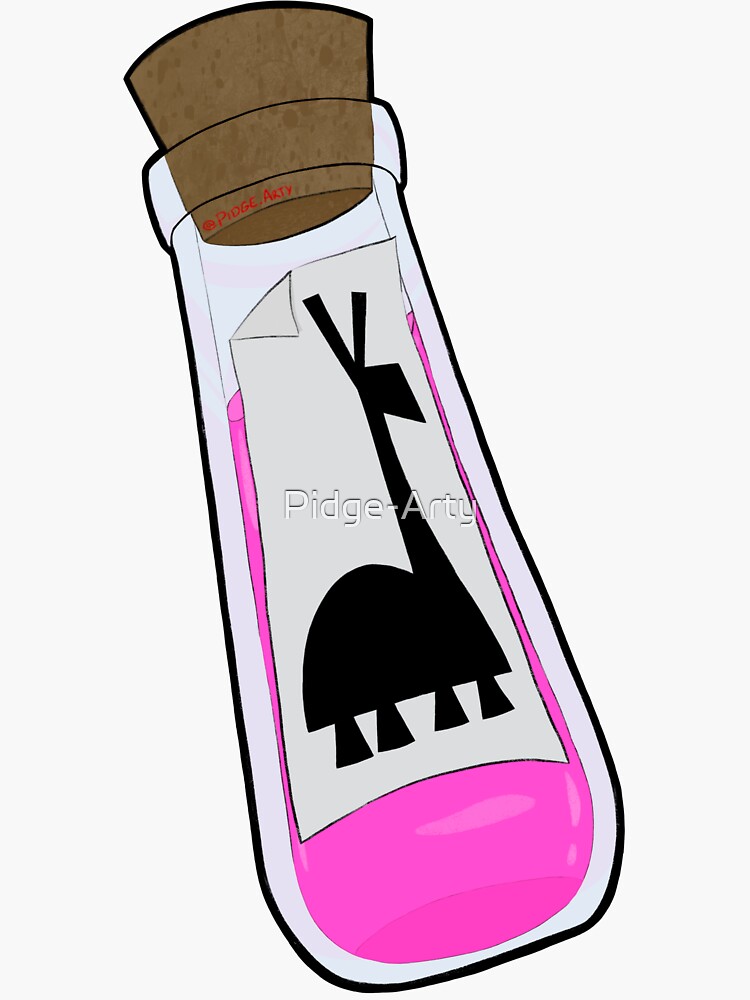 Thumbnail 3 of 3, Sticker, Kuzcos Poison designed and sold by Pidge-Arty.